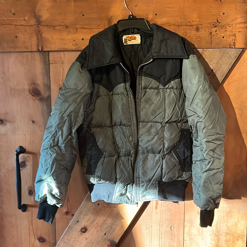 Down insulated men’s jacket medium-large